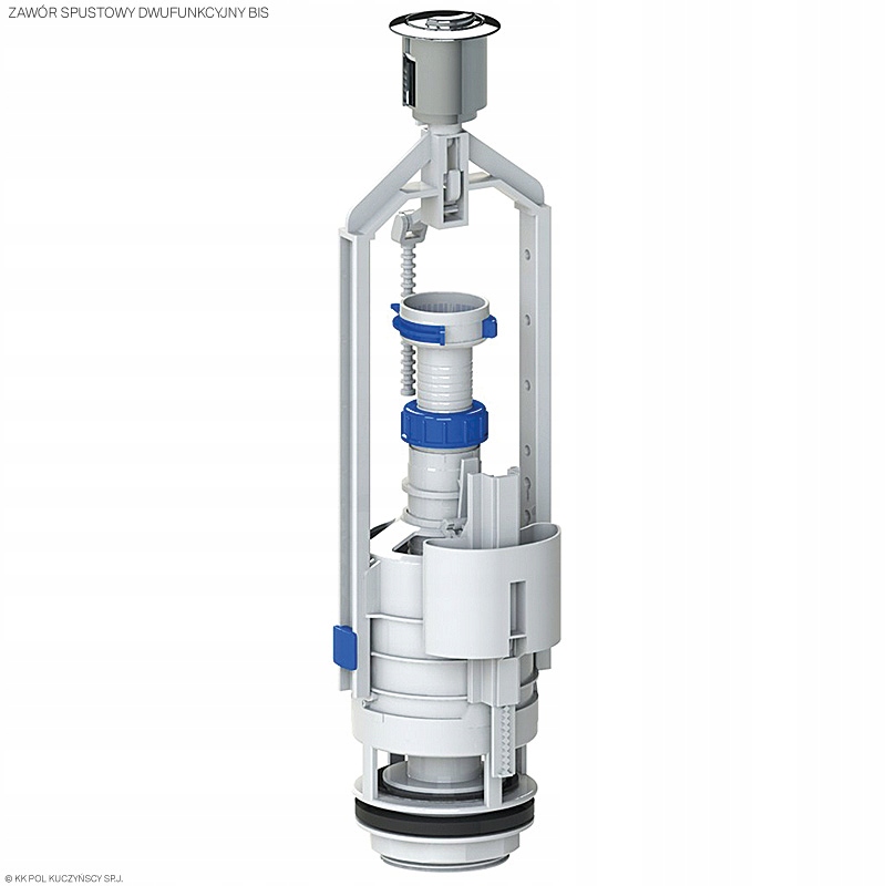 Zawór Spustowy Dwufunkcyjny 3/6L do Kompaktów - Uniwersalny, Ergonomiczny 6 16092200641