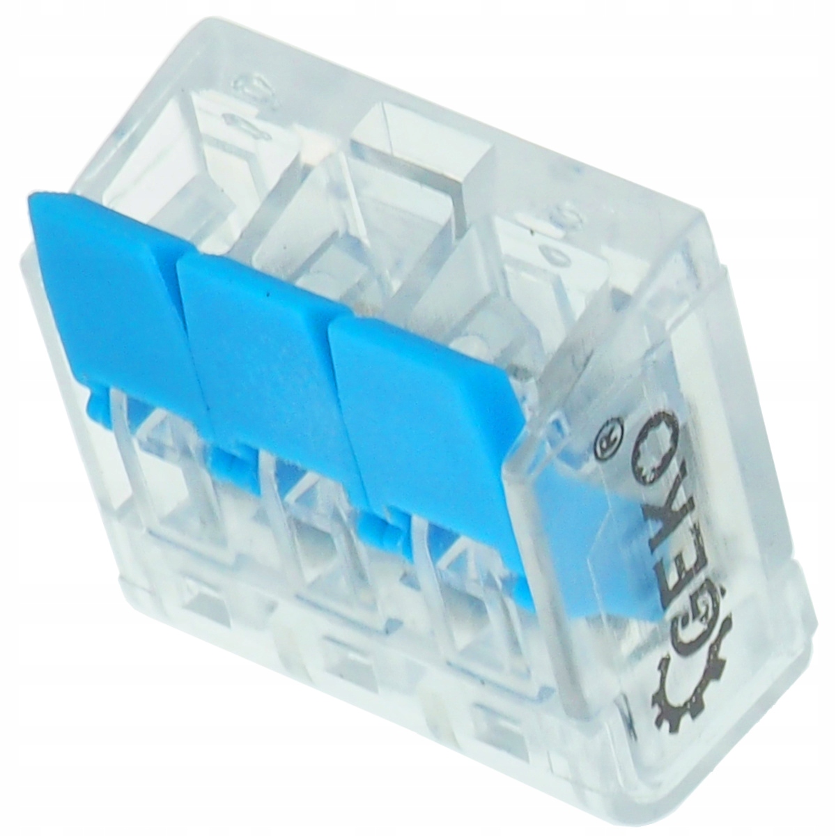 Szybkozłączka elektryczna zaciskowa 3x 0,2-4mm2 - 10sztuk GEKO 1 16345784070