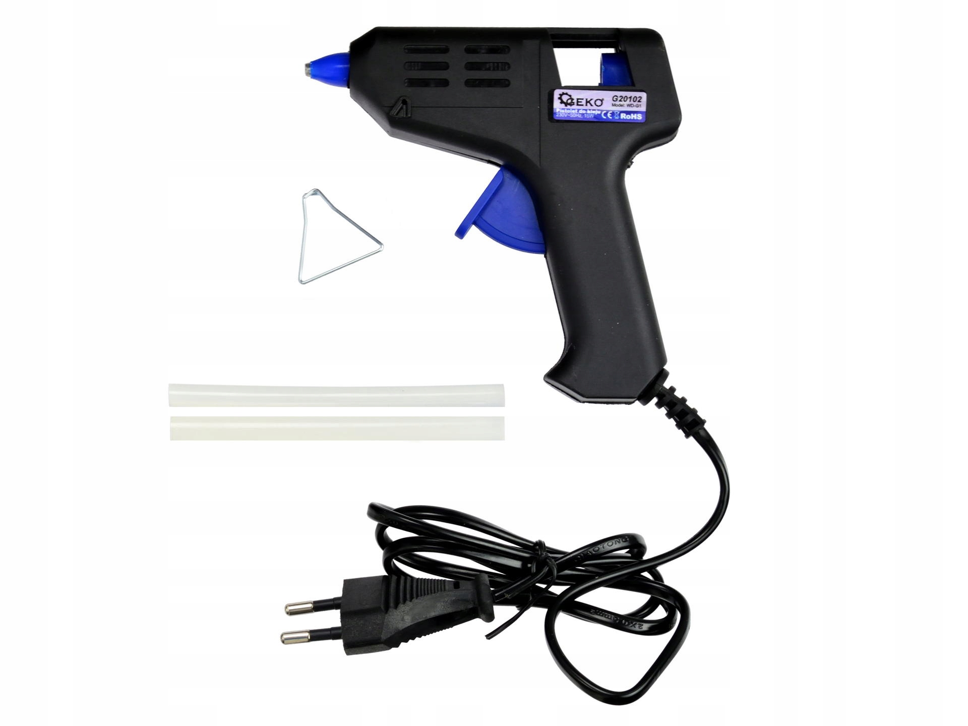 Pistolet do Klejenia na Gorąco 15W 7mm + 2 Wkłady Klejowe 1 16399534744