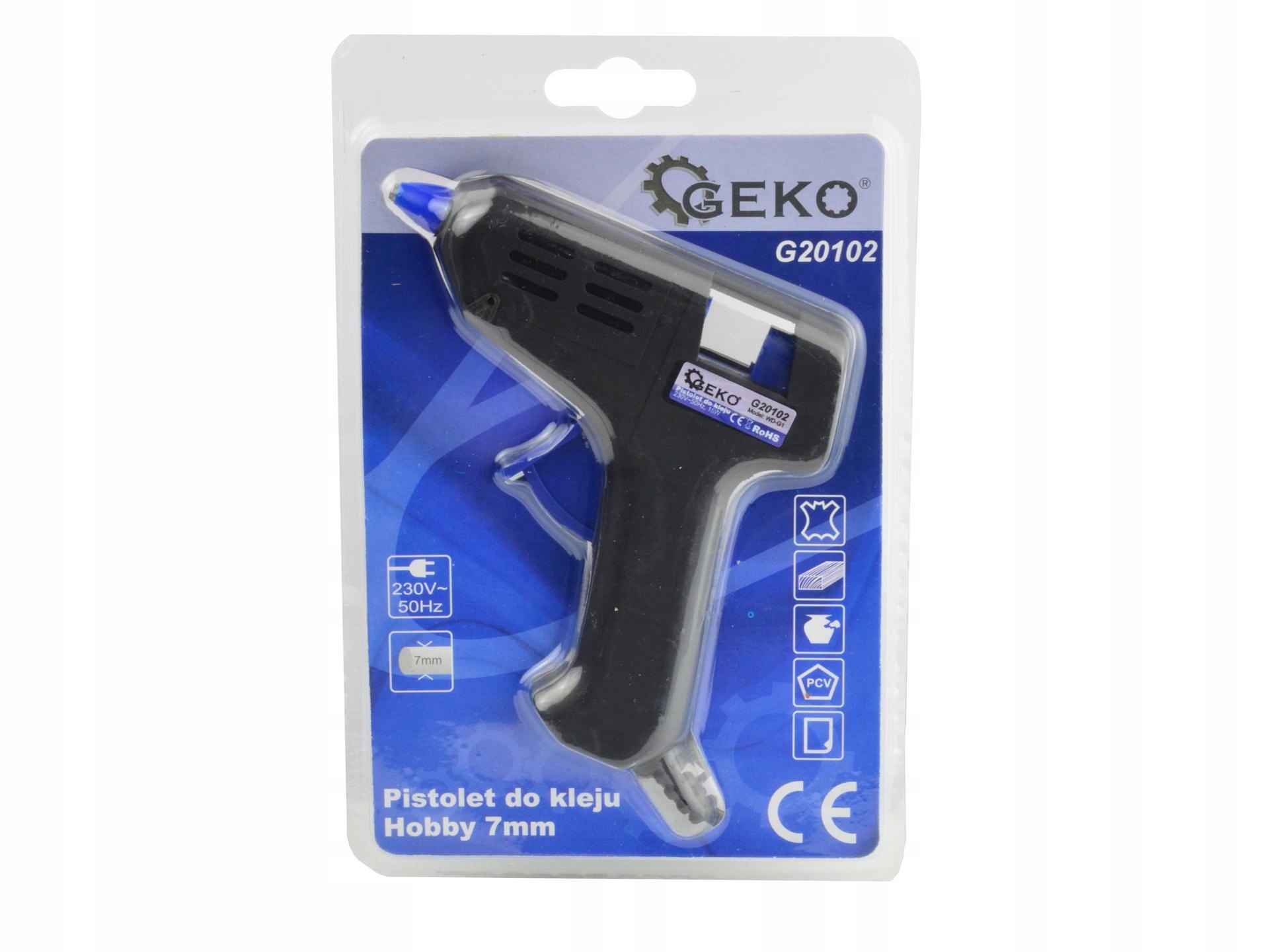 Pistolet do Klejenia na Gorąco 15W 7mm + 2 Wkłady Klejowe 4 16399534744