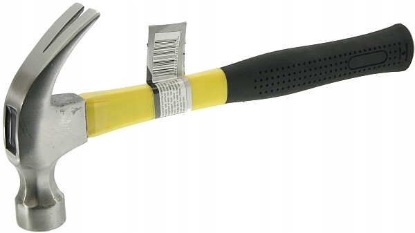 Młotek Szewski 600g Trzonek z Tworzywa, Wyciągacz do Gwoździ, Vorel 3 17058192121
