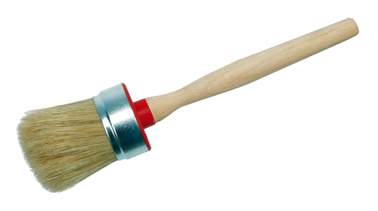 Pędzel Okrągły 20 mm, Naturalne Włosie do wszystkich farb i impregnatów 4 17058527703