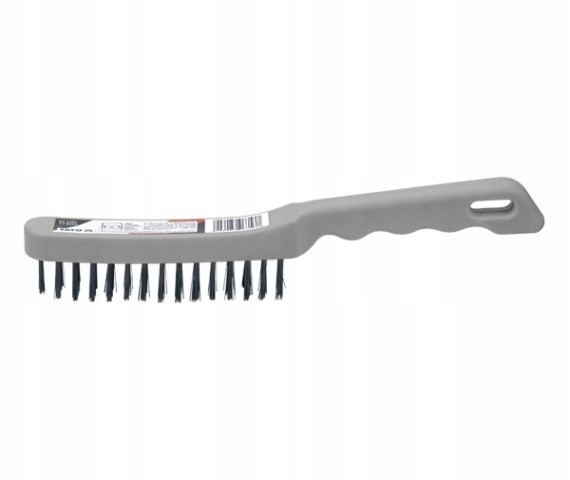Szczotka druciana Yato YT-6354, 4-rzędowa, stalowa, plastikowa rączka 2 17061795942