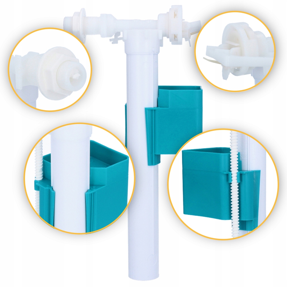 ZAWÓR Napełniający uniwersalny 3/8 do WC 3 17070878981
