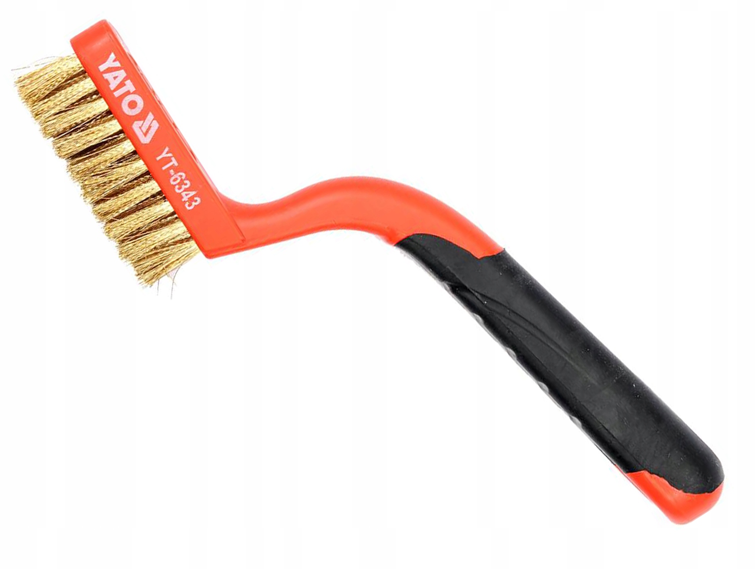 Szczotka Druciana 3 Rzędy, Mosiężny Drut, Rękojeść PVC, Yato, YT-6343 2 17070895148