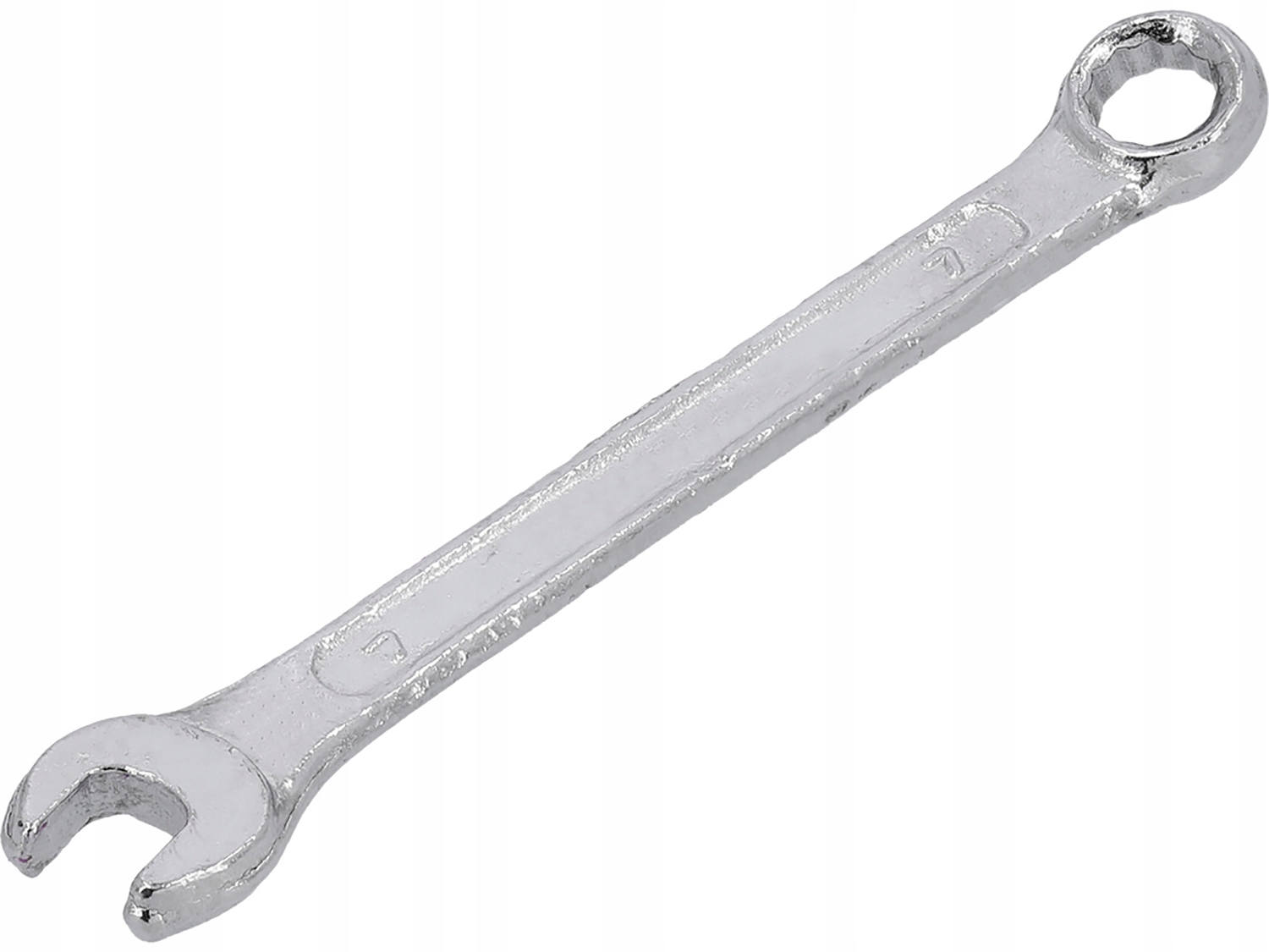 Klucz płasko-oczkowy 7 mm stal węglowa, chromowany - Vorel 51070 1 17075651033