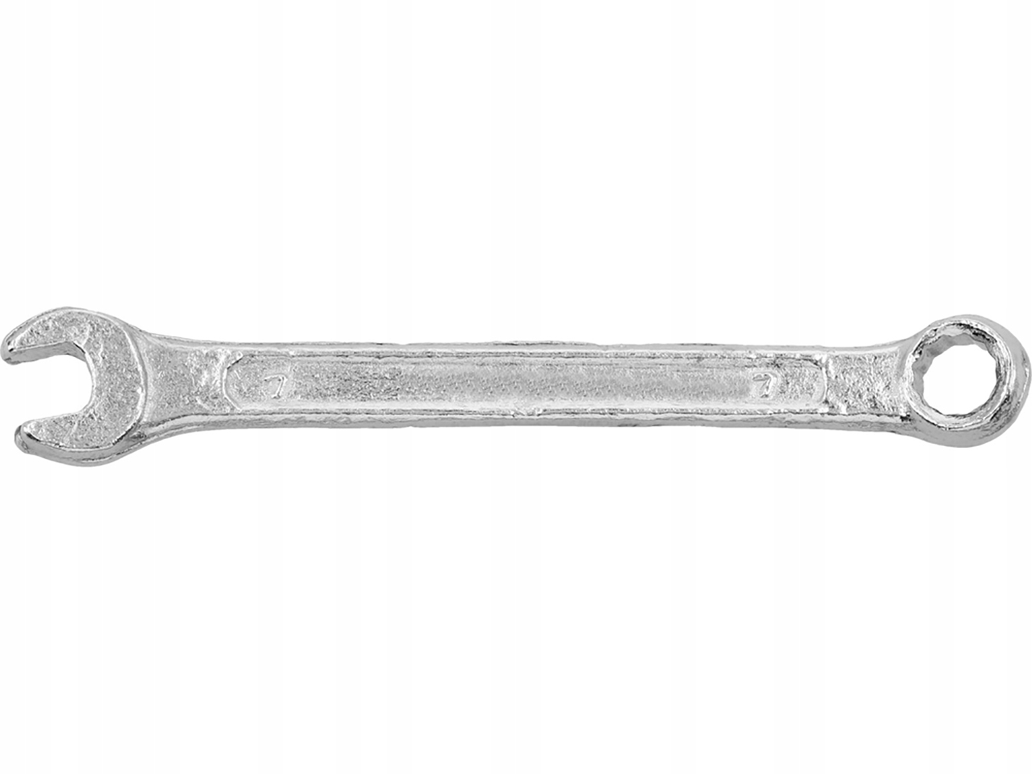 Klucz płasko-oczkowy 7 mm stal węglowa, chromowany - Vorel 51070 2 17075651033
