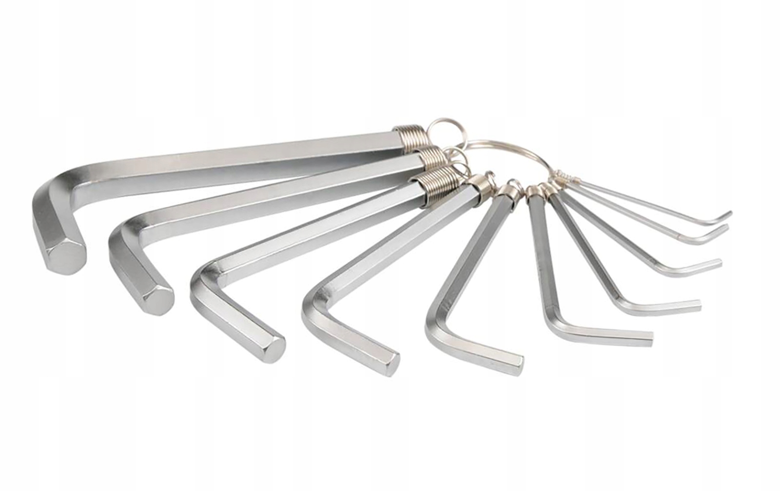 Zestaw Kluczy Imbusowych HEX YT-0504, 1,5-10 mm, 10 szt., Stal CrV - Yato 1 17100989494