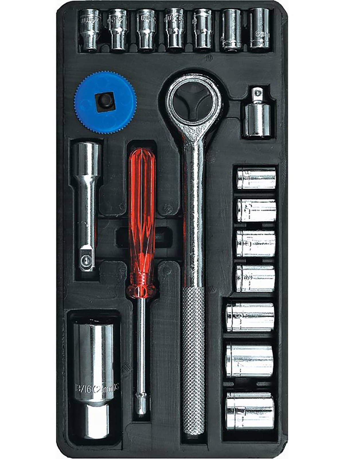 Zestaw Kluczy Nasadowych 20 szt. 3/8'' (4-17 mm) – Stal Węglowa 2 17125817974