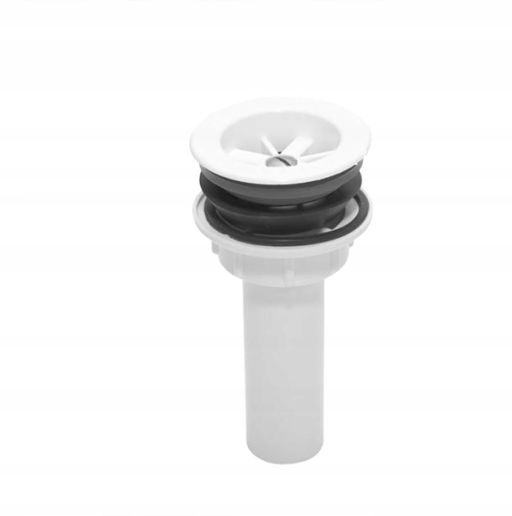 Spust do umywalki, montaż spustu z sitkiem plastikowym - 32mm 1 17384173805