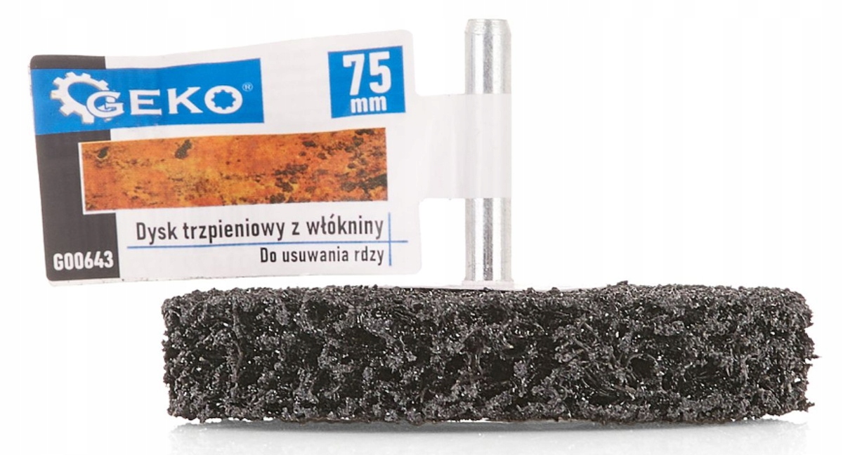 Dysk trzpieniowy z włókniny do usuwania rdzy 75mm 2 17482853612