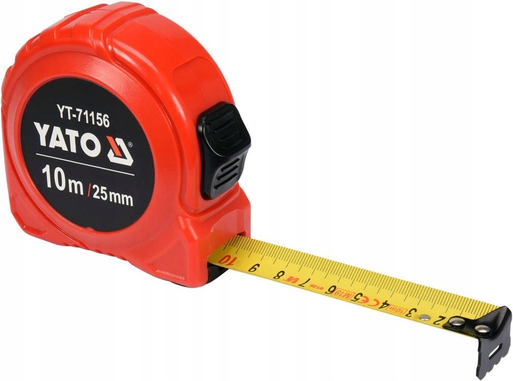 Miara zwijana stalowa 10m x 25mm YATO YT-71156 nylon ABS klasa II 2 17587202426