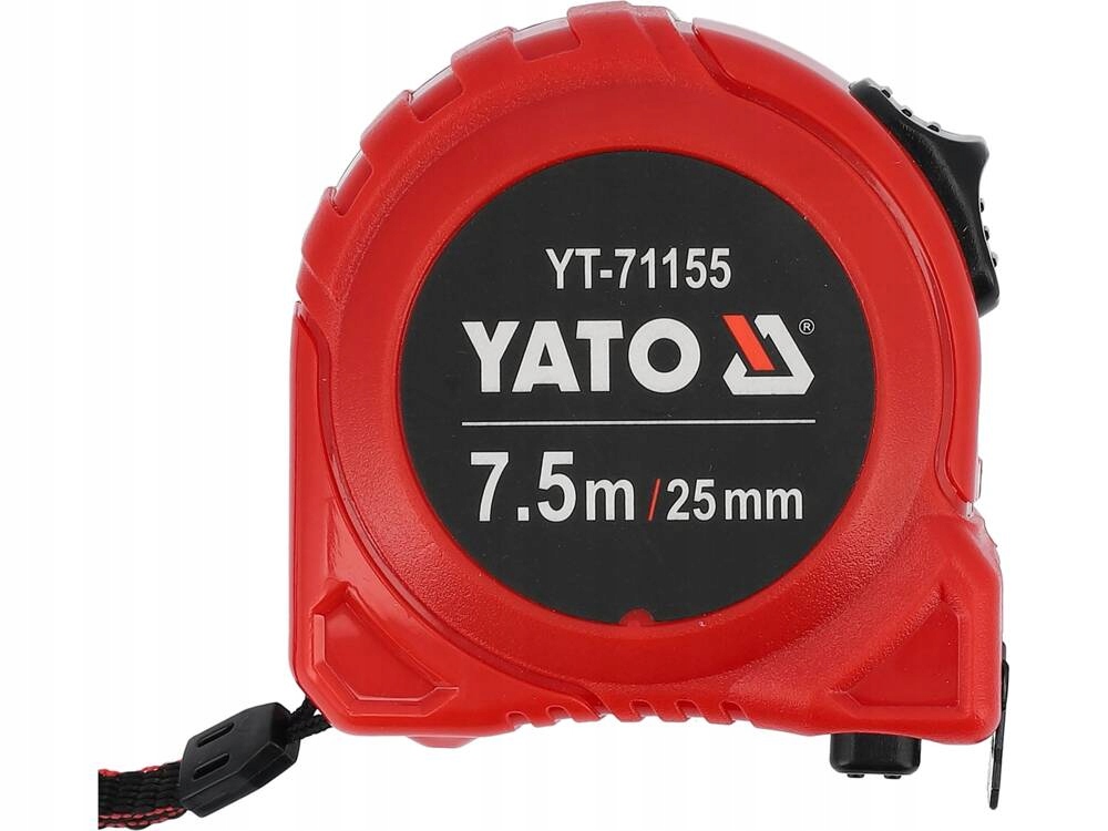 Miara zwijana stalowa 7.5m x 25mm YATO YT-71155 nylon ABS klasa II 1 17587202601