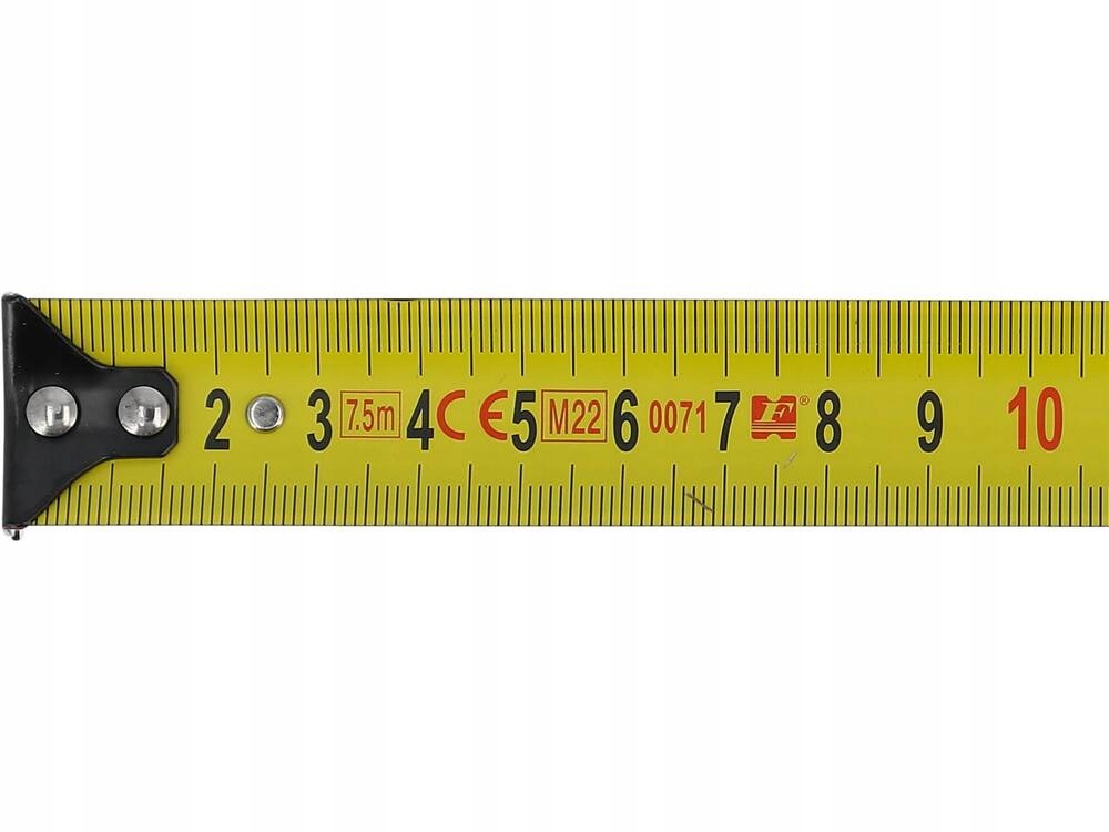 Miara zwijana stalowa 7.5m x 25mm YATO YT-71155 nylon ABS klasa II 4 17587202601