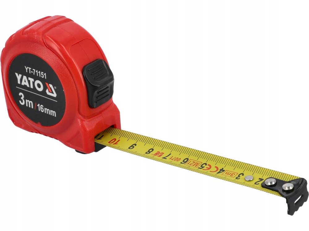 Miara zwijana stalowa 3m x 16mm YATO YT-71151 nylon ABS klasa II 3 17587203087