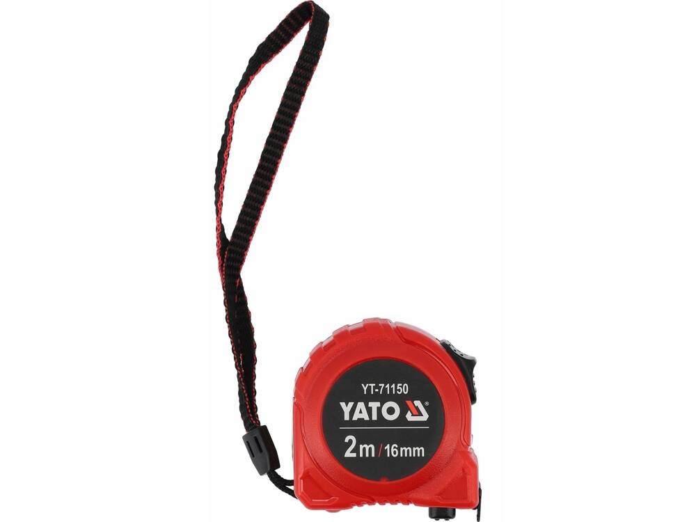 Miara zwijana stalowa 2m x 16mm YATO YT-71150 nylon ABS klasa II 3 17587203347