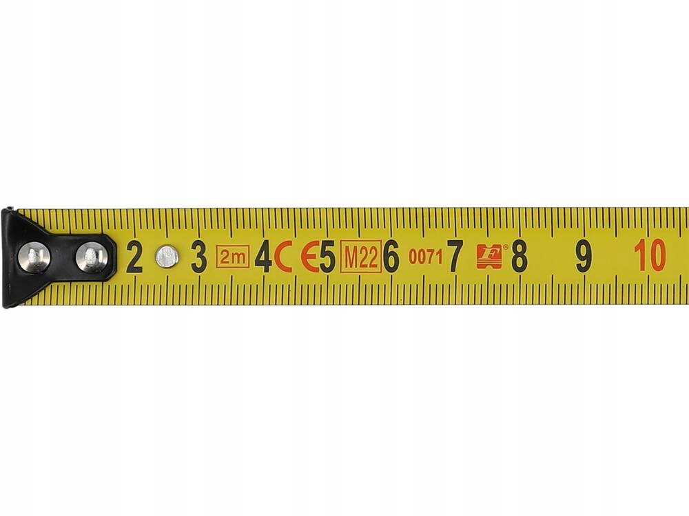 Miara zwijana stalowa 2m x 16mm YATO YT-71150 nylon ABS klasa II 5 17587203347