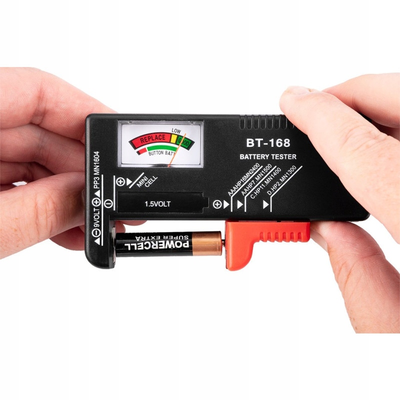Tester baterii i akumulatorków NEO TOOLS 94-009 AA AAA 9V CR 1 17587203498