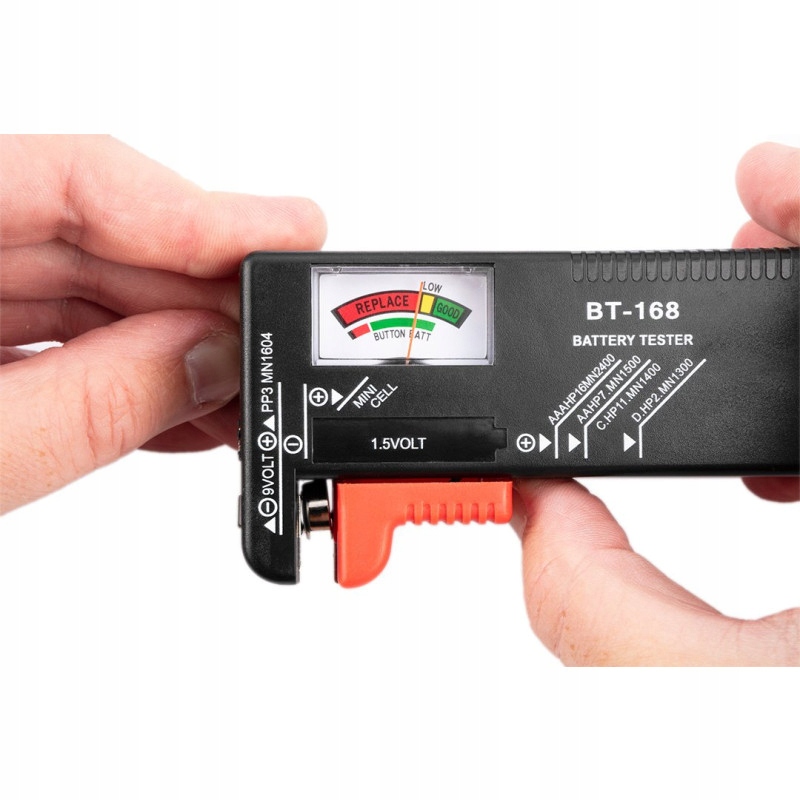 Tester baterii i akumulatorków NEO TOOLS 94-009 AA AAA 9V CR 3 17587203498