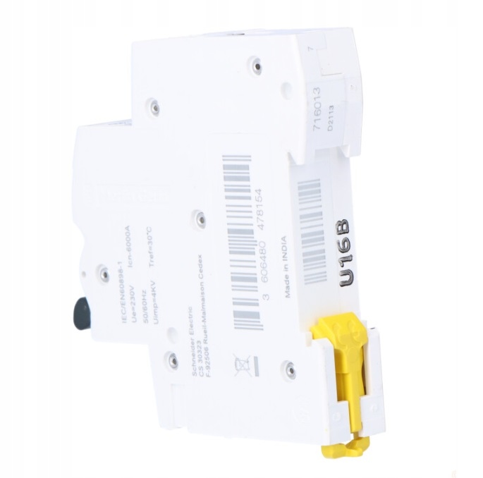 Wyłącznik nadprądowy Schneider Electric 230 V IP20 B16A 9 17620001827