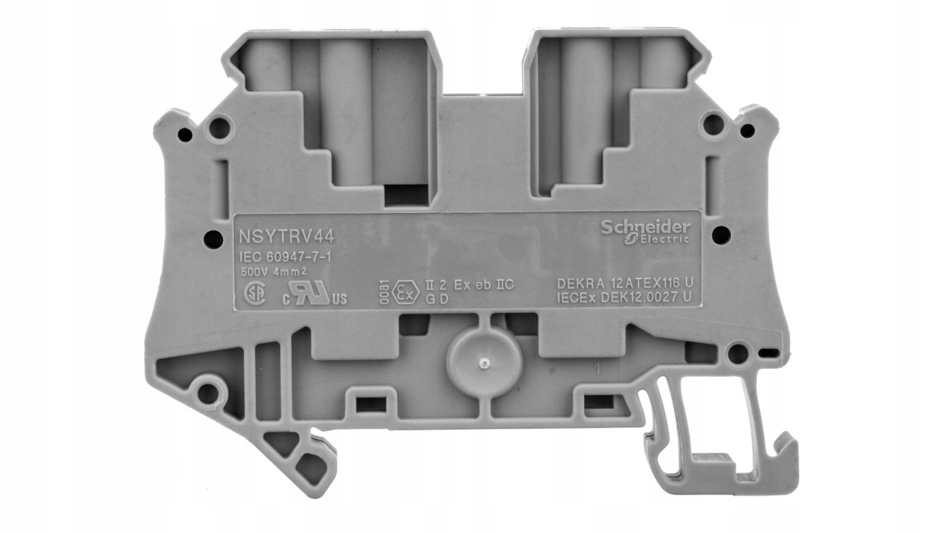 Złączka szynowa 4-przewodowa 4mm² szara NSYTRV44 Schneider 2 17627231281