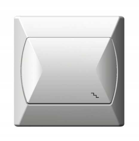 Włącznik schodowy Ospel Akcent ŁP-3A/00 biały podtynkowy 10 AX 250 V 1 17646138208
