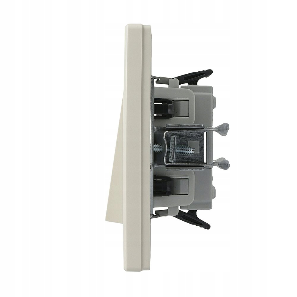 Przycisk dzwonek Schneider Asfora kremowy EPH0800123 podtynkowy 10A 2 17650338638