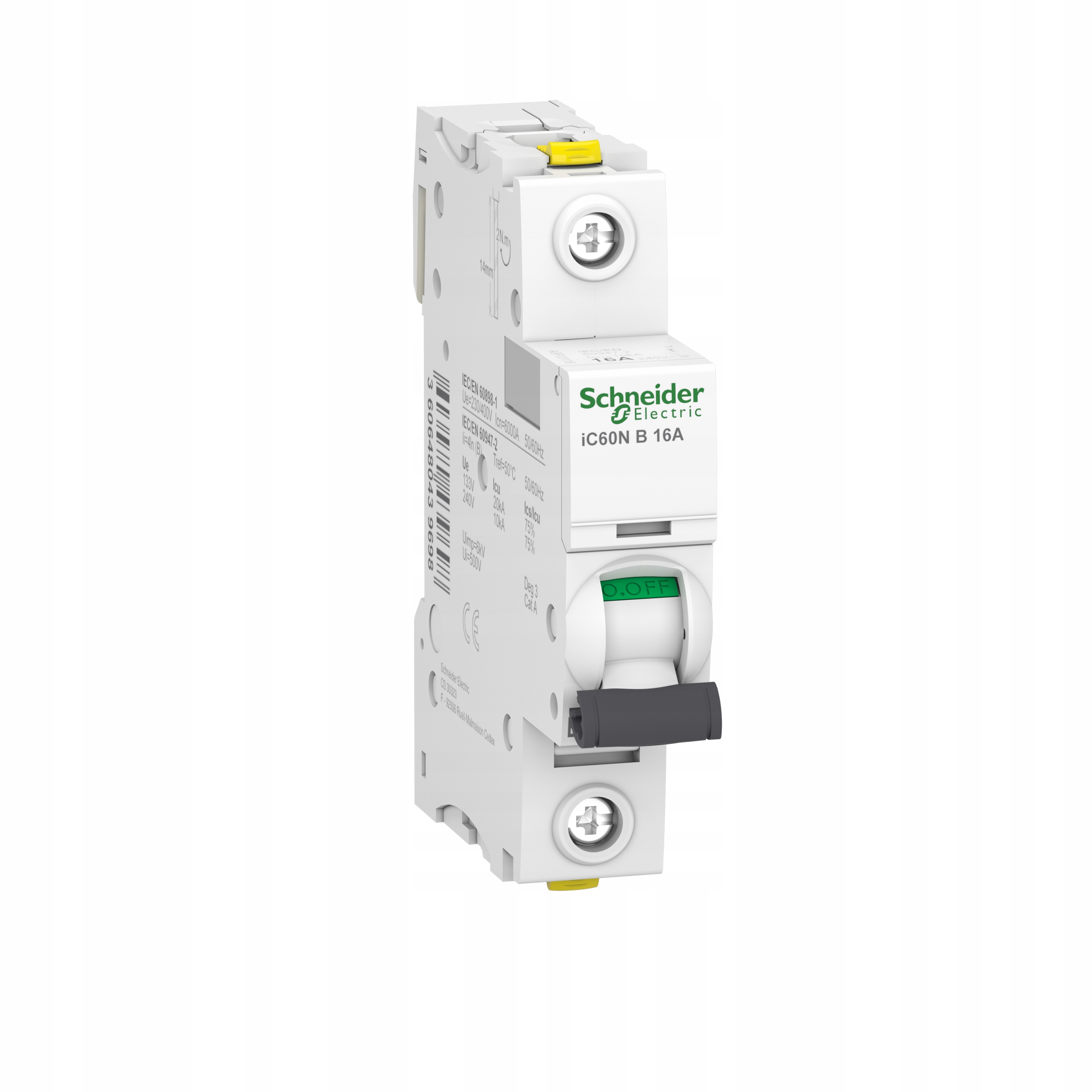Wyłącznik nadprądowy Schneider Electric 230 V IP20 16A 2 17650367188