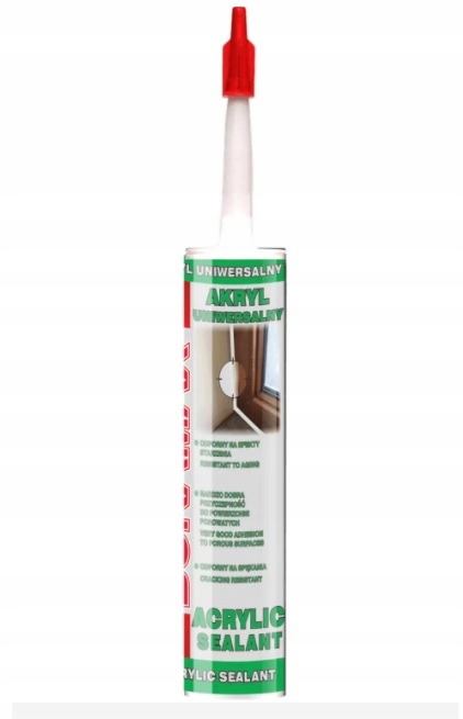 Akryl Biały 280 ml Malowalny – Uszczelniacz Do Pęknięć, Spoin, Fug 2 17748684519