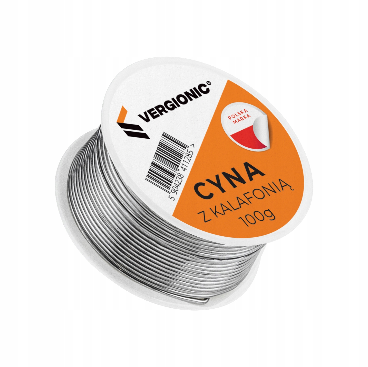 Cyna do lutowania z kalafonią 1mm 100g drut lutowniczy 5 17756362143