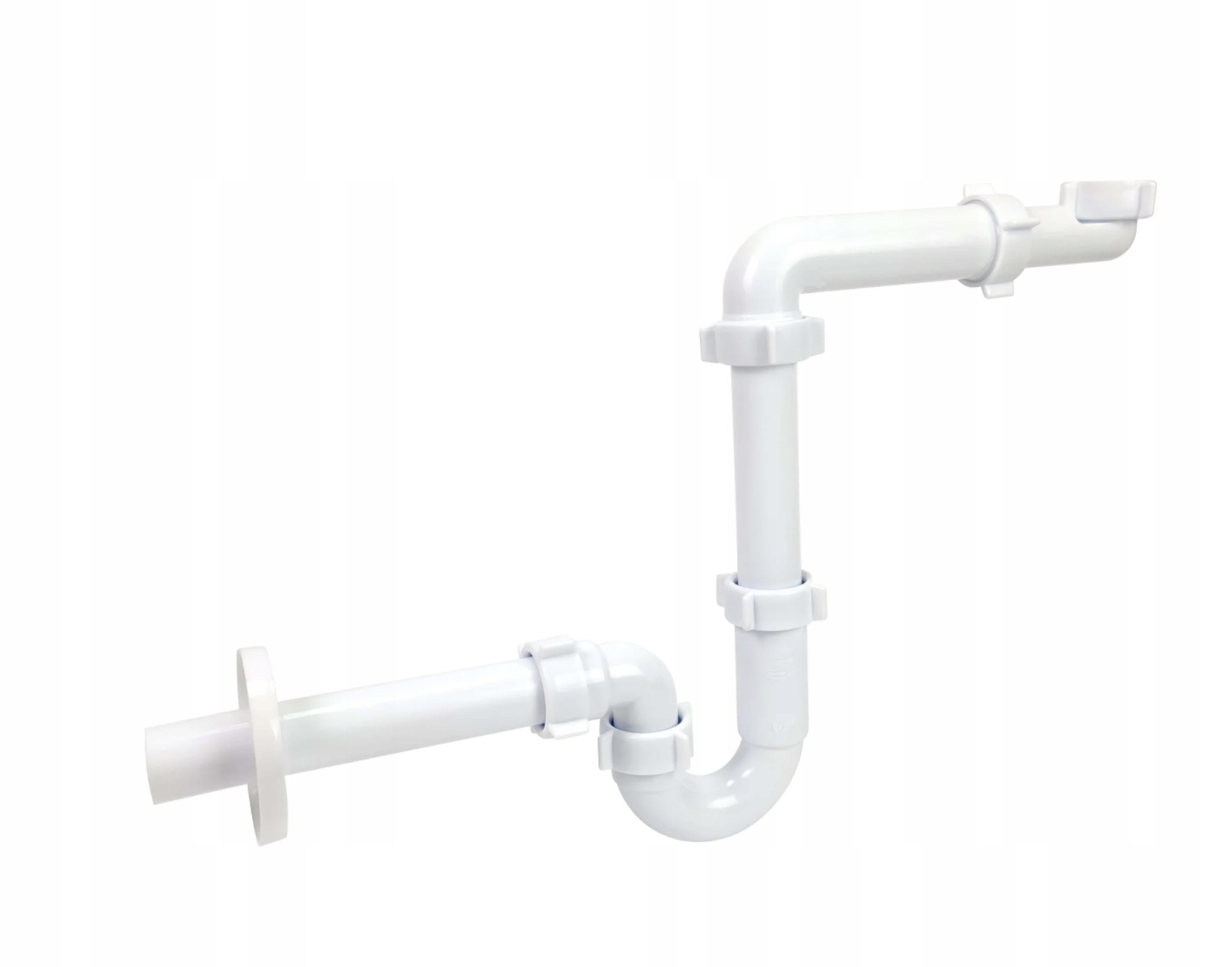 Syfon umywalkowy rurowy bez spustu 32 mm oszczędzający miejsce 3 17849461145