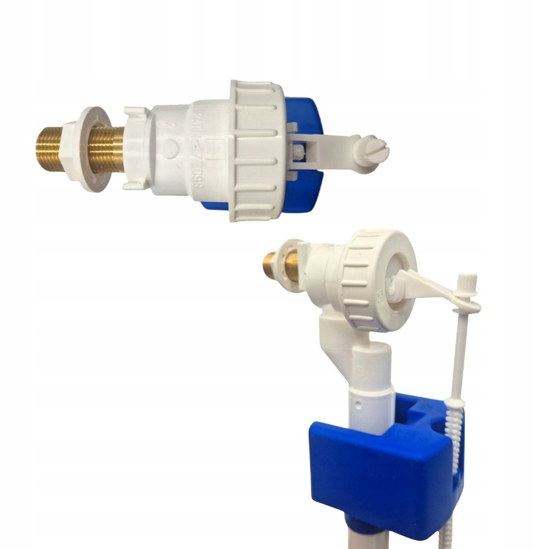 Zawór napełniający 3/8 mosiężny do spłuczki uniwersalny pływak WC ZN2 3 17849511619
