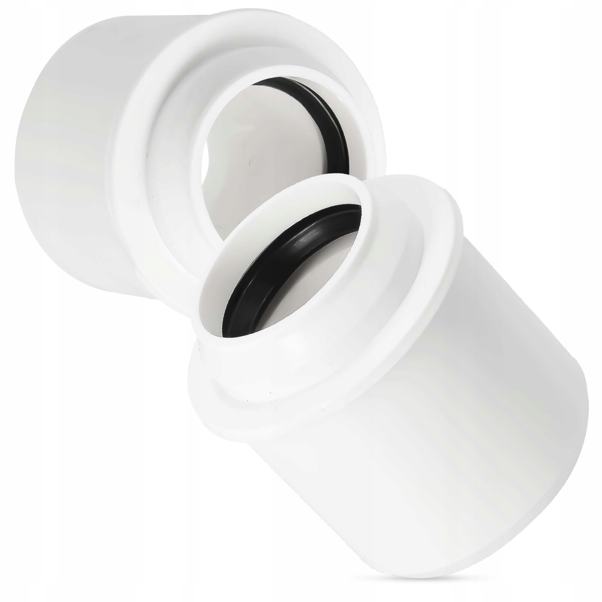 Redukcja hydrauliczna krótka biała 50x32mm łącznik 3 17849798668