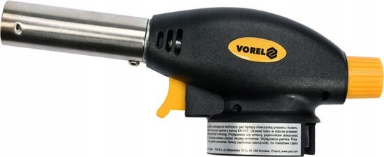 Palnik gazowy z zapłonem piezo Vorel 1300 W 4 18254110803