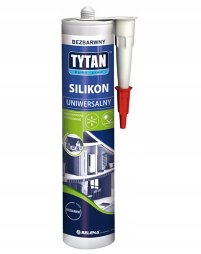 Silikon Uniwersalny Bezbarwny - Tytan 280ml 1 9645501133