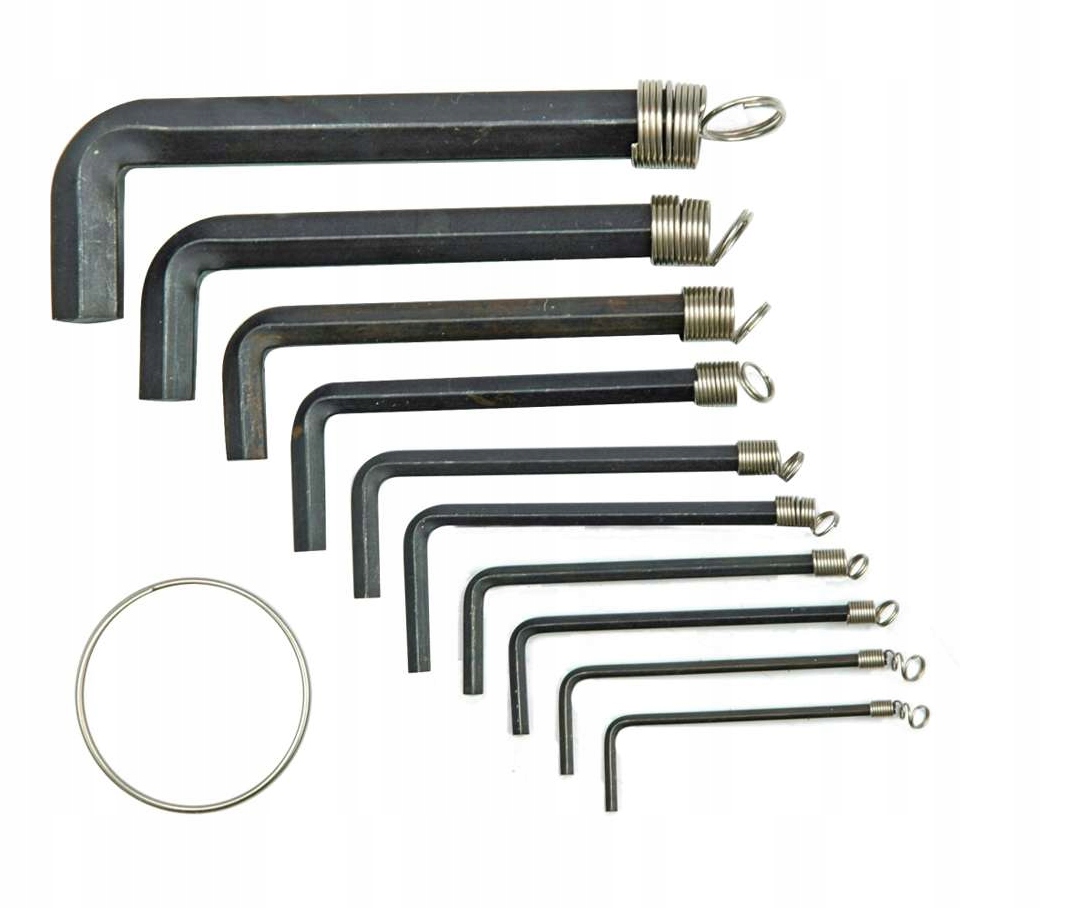 Klucze ampulowe, imbusowe 2-10mm, kpl. 8 szt. 1 9669876757