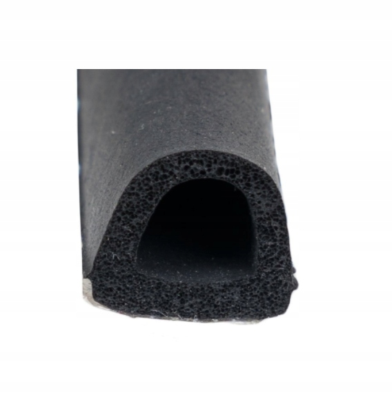Uszczelka czarna samoprzylepna typ D 12x10mm - 1m 2 9689076703