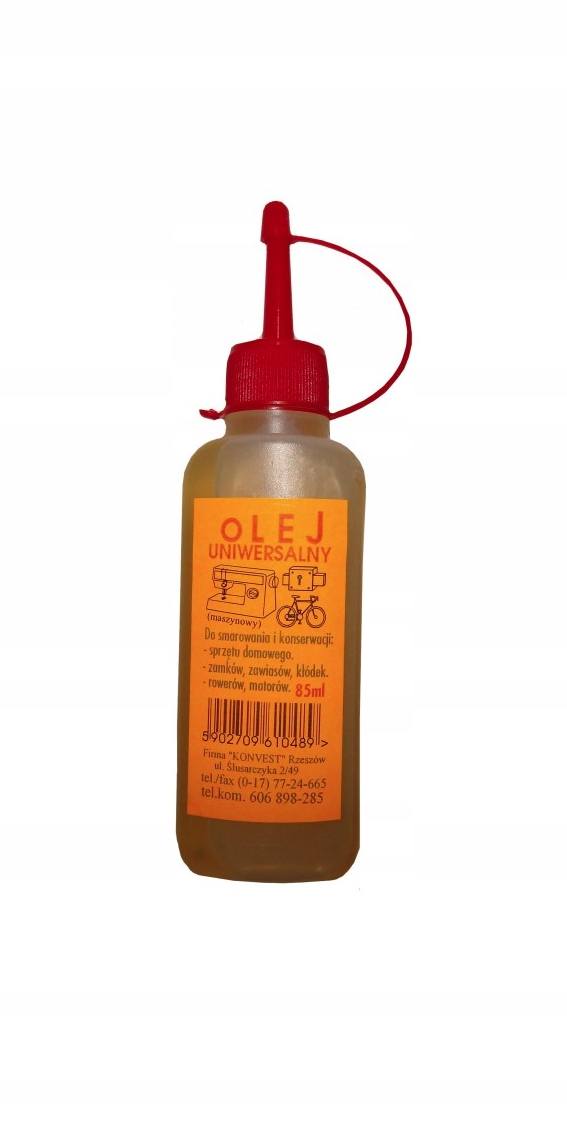 Olej uniwersalny 85ml – oliwa do maszyn, zamków, zawiasów 1 9849862011