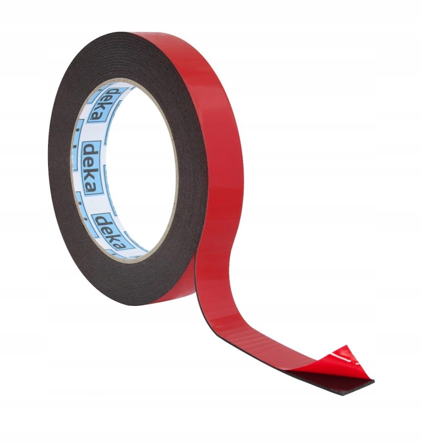 Taśma dwustronna piankowa 19mm/5m - Czarna 1 17341887223